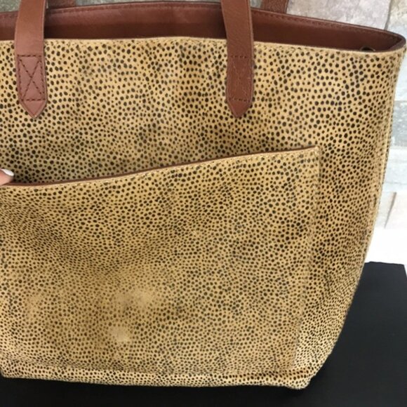 MADEWELL Genuine Calf Hair Med.Transport Tote(3) - Picture 8 of 13